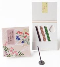 限定商品「秋の三種揃 秋ごのみ」
